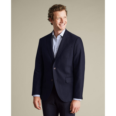 CHARLES TYRWHITT - Áo khoác blazer nam tay dài Proper_SEF0358-NAV