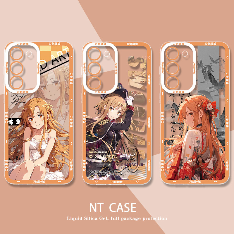 Sword Art Online Galaxy Samsung S24S23 Ốp Điện Thoại S20 Thích Hợp Cho S21 Anime S22 + Asuna 24ltr H