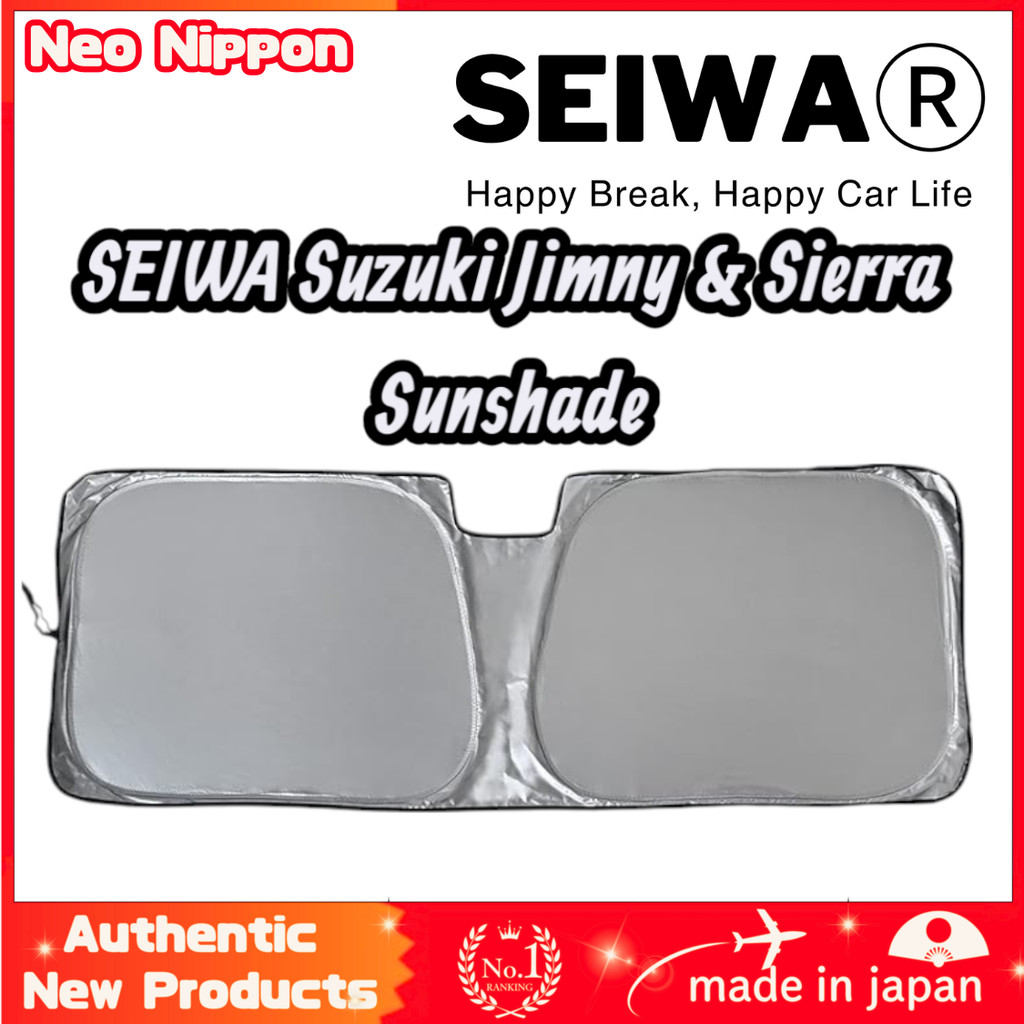 SEIWA Vehicle-Specific Accessories for Suzuki Jimny & Sierra (JB64/JB74) Sunshade for Front
