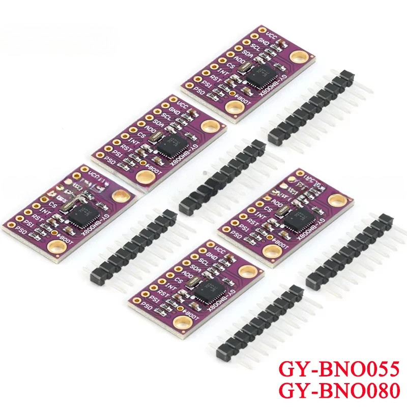 5 Cái / 1 BNO080 BNO055 AR VR IMU Chín Trục 9DOF AHRS Mô-đun Cảm Biến 9 Trục Gia Tốc Cao Con Quay Qu