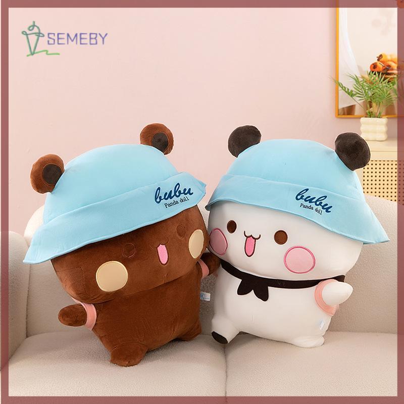 [SEMEBY] 1 Miếng Búp Bê Nhồi Bông Mềm Bubu Và Dudu Gấu Trúc Sang Trọng Đồ Chơi Người Hâm Mộ Quà Tặng