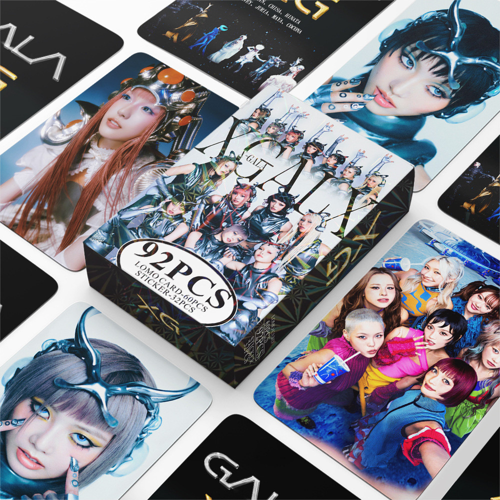 92 Cái / hộp XG IYKYK AWE Photocards WOKE UP Dán NEW DNA GRL GVNG SHOOTING STAR TRÁI PHẢI Lomo Cards