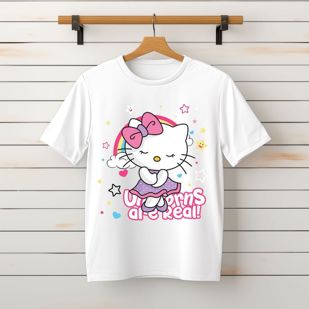 Áo phông, Áo Thun Áo Cộc unisex Nam Nữ, Hello Kitty 69 - Form Xuông [Vietnam FC]