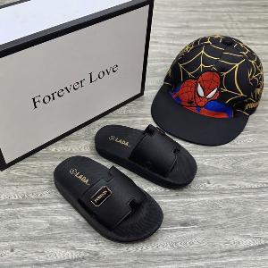 [MẪU MỚI] Dép Lê Bé Trai, Quai Da, Đế Cao Su Cao Cấp, Chống Trơn Trượt, Đi Mưa Nước Vô Tư- Mã LA05