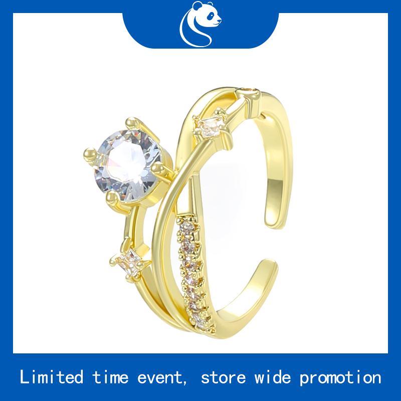 Nhẫn nữ bạc ta mạ vàng 24kara siêu hot , siêu xinh - Vàng Bạc Khải Khải