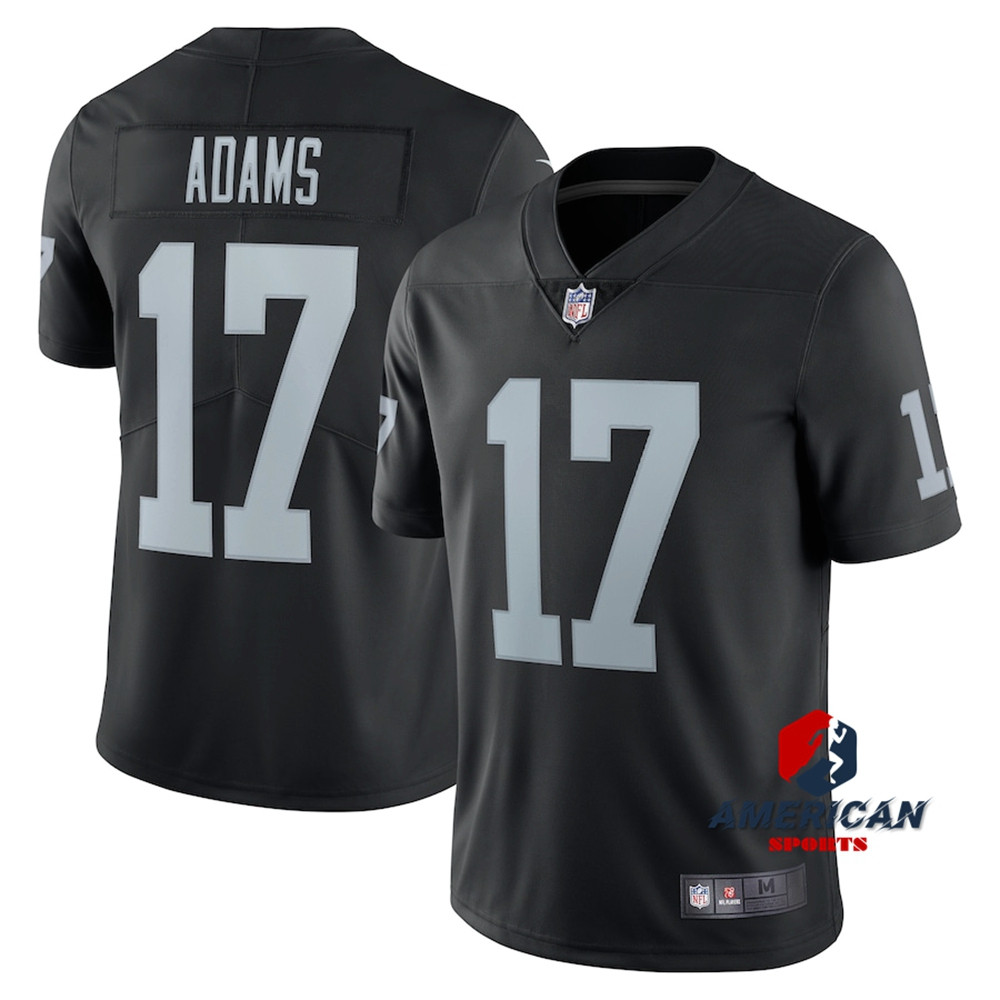 Áo bóng đá nam NFL Las Vegas Raiders Jersey 17 Davante Adams Black Limited