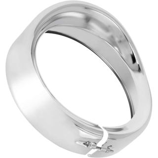 HDBUBALUS 7 Inch Tấm Che Đèn Pha Viền Vòng Đầu Đèn Trang Trí Nhẫn Phù Hợp Cho Harley Lưu Diễn Đường Phố Trượt Đường Vua Electra Glide Chrome 1 Pc