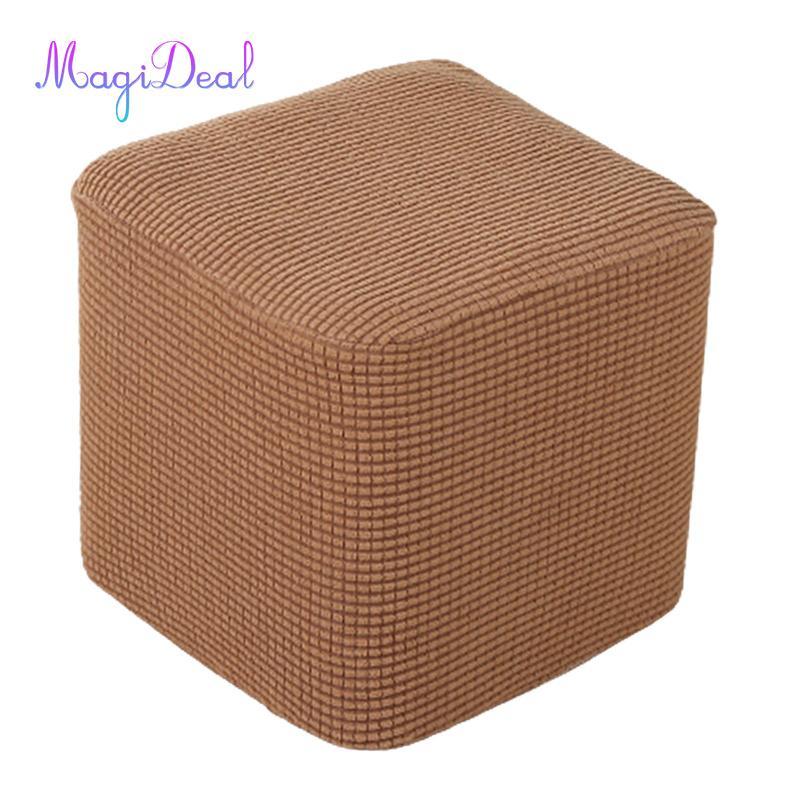 Magideal Ottoman Covers Slipcover Polyester Ottoman Slipcover Hình Chữ Nhật Ottoman Bao Cho Chân Ghế