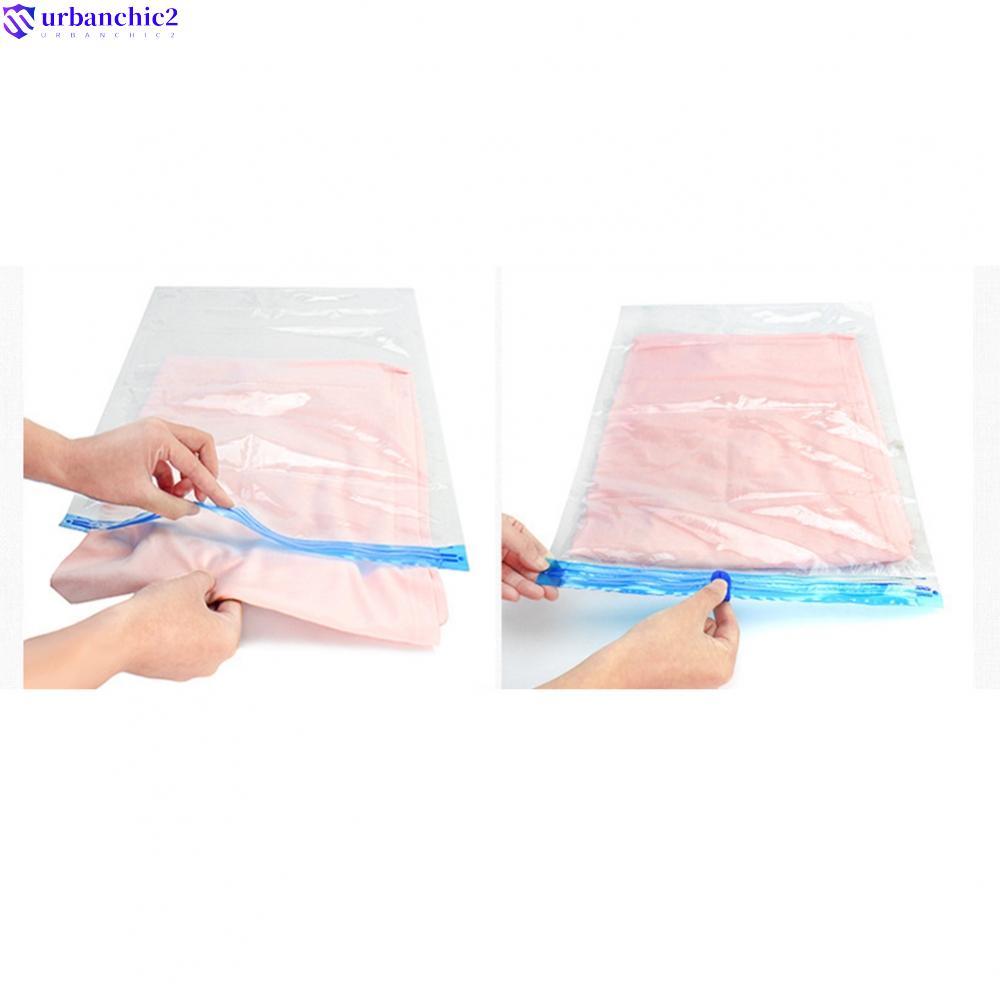 Reusable Vacuum Bag One-way Valve Roll Up And Compress Compression Storage Bag