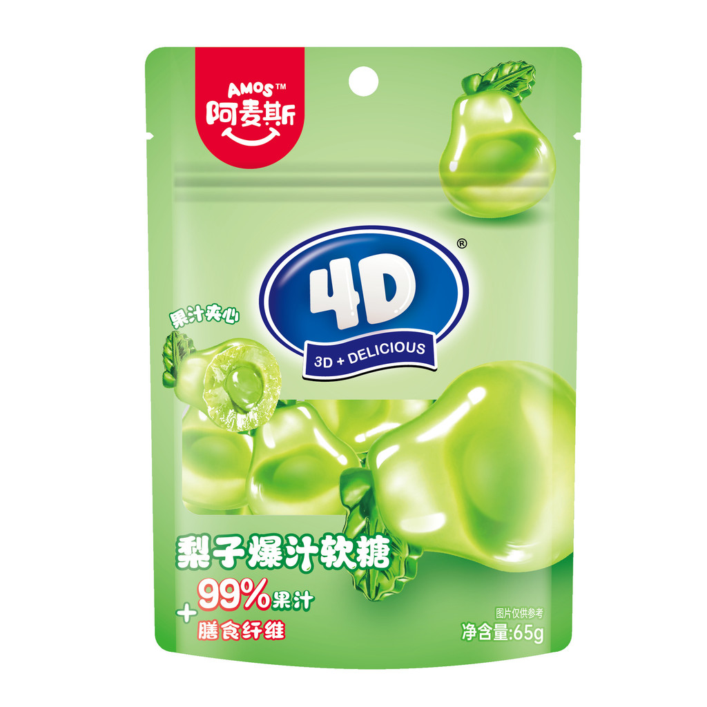 Ass 4D Marshmallow Fruit Gummy Trẻ Em Đồ Ăn Nhẹ Gói Nhỏ Đầy Kẹo Gummy Influencer Kẹo Bán Buôn 11.18A