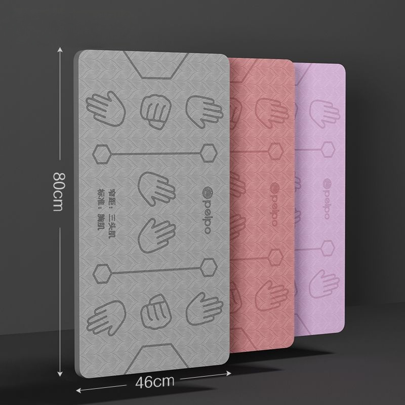 Thảm tập push-up đa năng cho nam và nữ - Thick exercise mat với bánh xe quỳ, phù hợp yoga và đẩy ngự