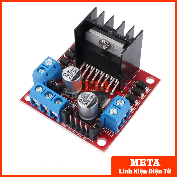Module L298 Mạch Cầu H Điều Khiển Động Cơ DC L298N