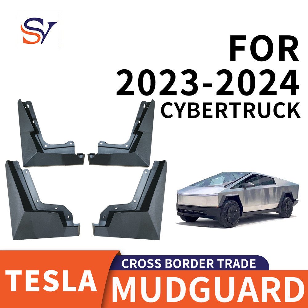 Thích hợp cho 2023 + Tesla Cyber Pickup Tesla CYBERTRUCK Lốp xe Fender PP Cao su mềm
