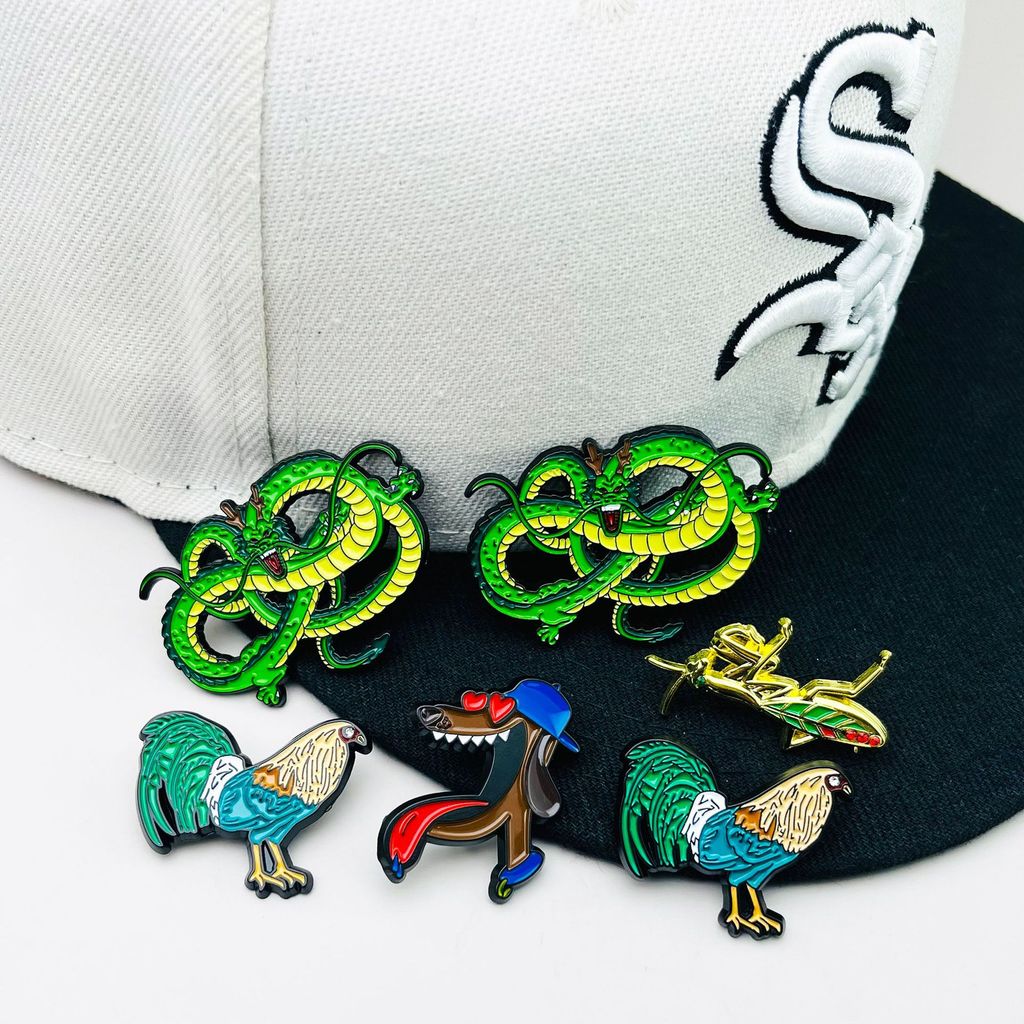 Retro Mexican Decoration Hat Pins Metal Enamel  Brooches Baseball Hat Brooches LAYQ