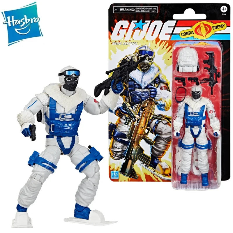 G.I. chính hãng Joe GI Joe Classfied Series Retro Cardback 6 "Cobra Snow Serpent Nhân Vật Hành Động 
