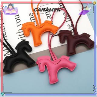CANAMEK Cao Cấp Phù Hợp Với Ngựa Da Mặt Dây Chuyền Dành Cho Nữ Thời Trang Nhiều Màu Pony Túi Phụ Kiện Xe Mặt Dây Chuyền Quà Tặng Sinh Nhật CSF