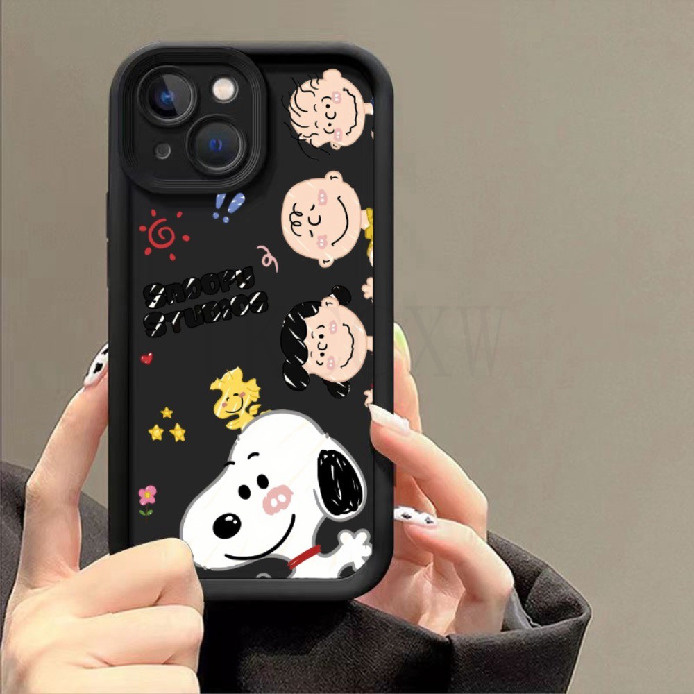Ốp điện thoại mềm hình chó S-Snoopys hoạt hình dễ thương cho iPhone X iPhone XS MAX A1921 A2101 A210