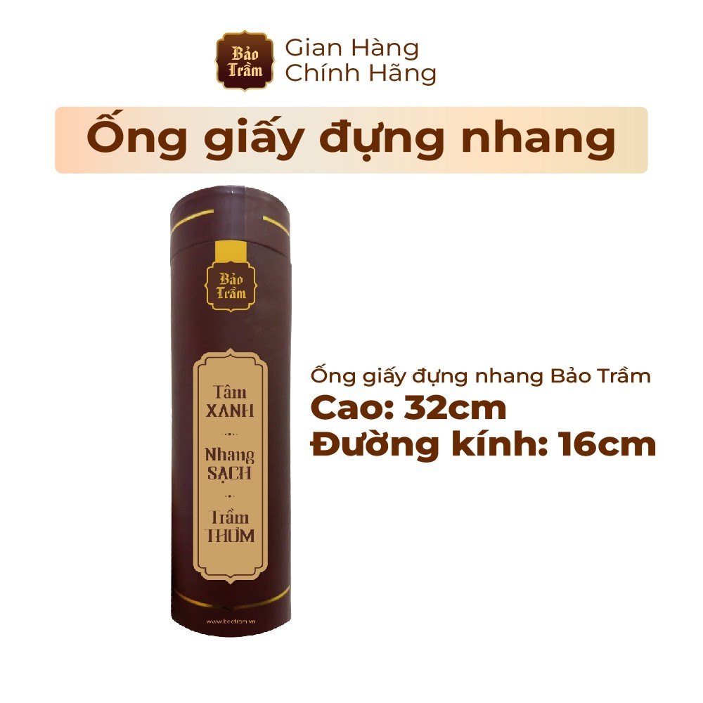 [ QUÀ TẶNG TRẢI NGHIỆM ]  Ống Giấy Đựng Nhang – Bảo Trầm | Bảo quản trầm thanh, tiện lợi, thẩm mỹ