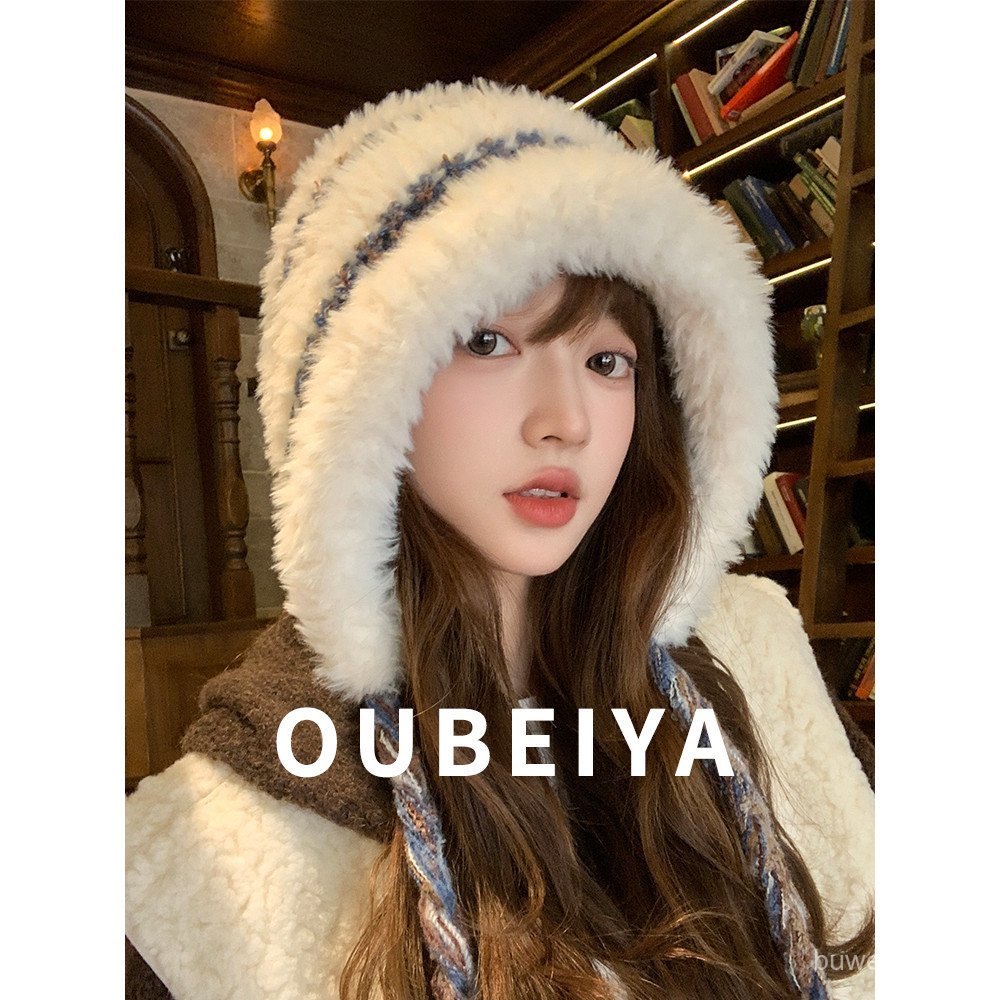 Mũ len dệt kim chui đầu sang trọng, dễ thương, chống lạnh - BJT2