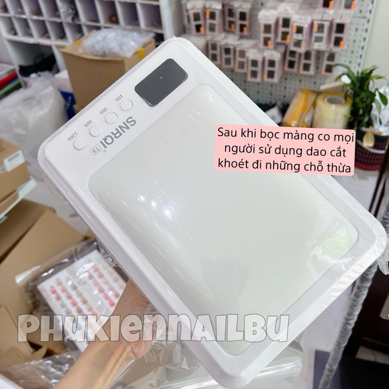 🔥HOT🔥 Màng Bọc Máy Hơ T8,L6,T10, miếng co nhiệt bọc máy hơ gel T10( kể cả các mã máy to hơn và bé hơ