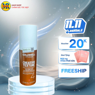 Paste Goldwell tạo kiểu Roughman Creative Texture 100ml, tạo kiểu và giữ nếp đa dạng | HAIRSHOP MINRY