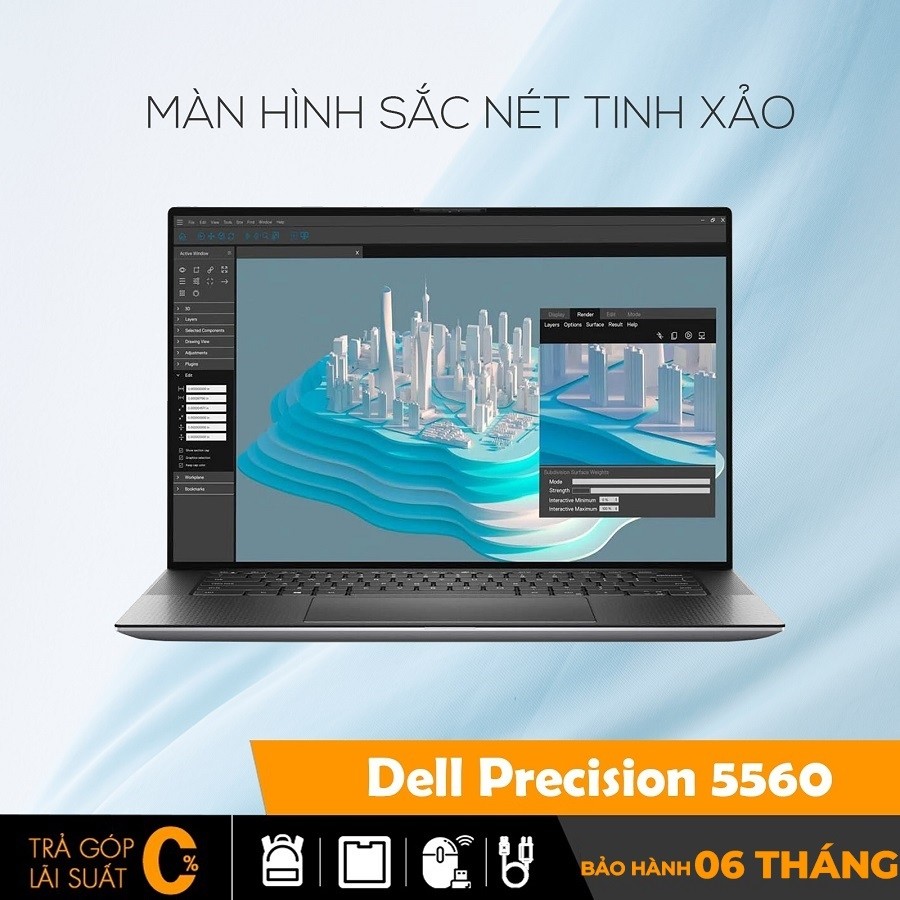 Dell Precision 5560 Core i7-11800H, 32 GB, SSD 512GB, Quadro T1000 4GB, 15.6 inch Full HD, Like New