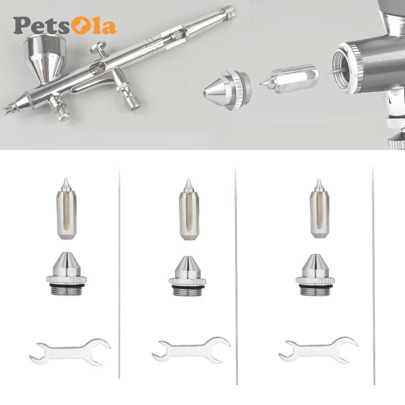 Airbrush Sprayer Phụ kiện Airbrush Nozzle Kit Airbrush Nozzle Modeling Fine Finishing Airbrush Needl