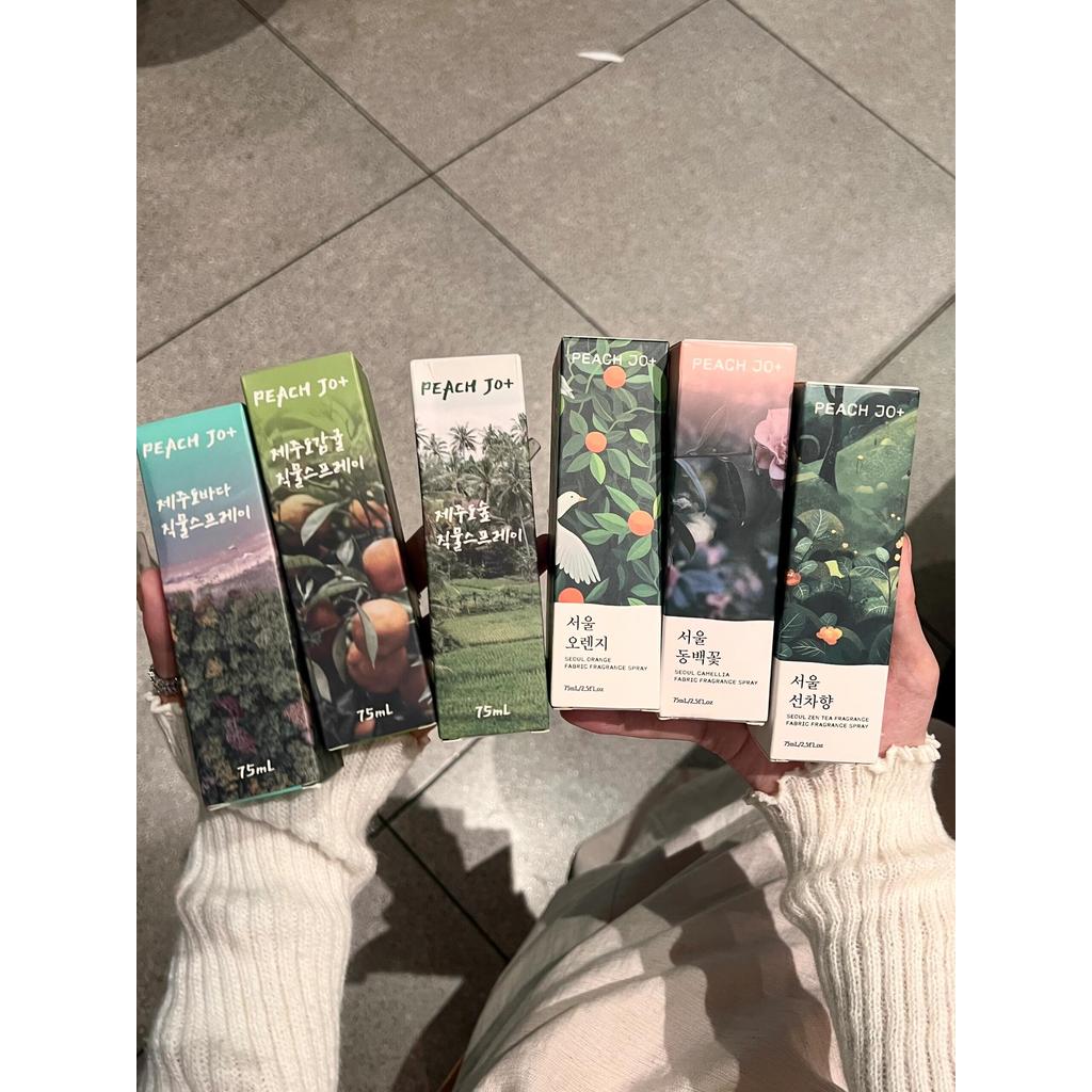 PEACH JO Hàn Quốc Seoul Jeju Island Citrus Vải Xịt Quần Áo Khử Mùi Chống Tĩnh Điện Quần Áo Xịt Thơm