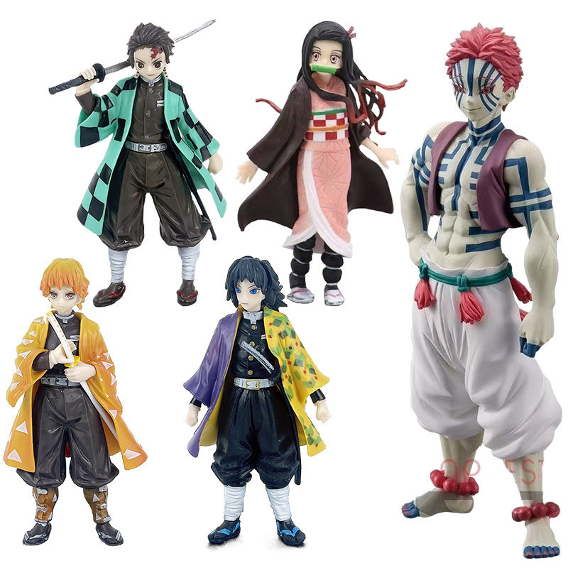 Nhân vật hành động Sát quỷ mới 2025 Kamado Tanjirou Akaza Agatsuma Zenitsu Demon Slayer Kimetsu no Y