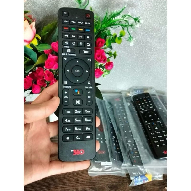 REMOTE  điều khiển đầu thu Viettel TV360 Box 4K Viettel Android TV box điều khiển Có giọng nói
