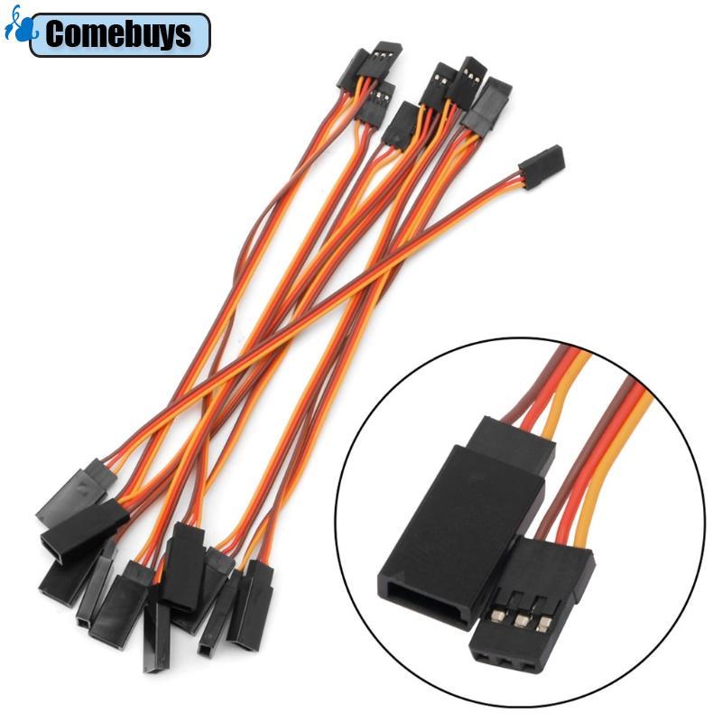 Com * 10 Chiếc Đầu Nối JR Cáp servo Futaba Cáp Nối Dài Futaba Cắm Nam Đến Nữ Cáp Nối Dài Dây servo