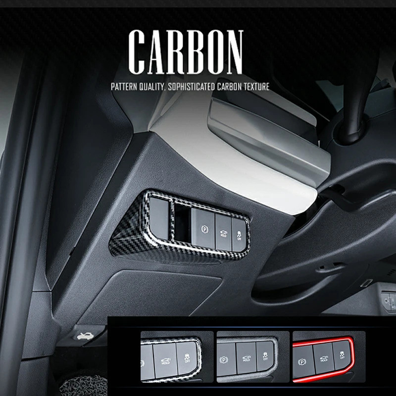 Dành Cho Xe Kia EV4 2025 2026 Phanh Điện Tử EPB Bảng Điều Khiển Tự Động Nút Điều Khiển Viền Phụ Kiện