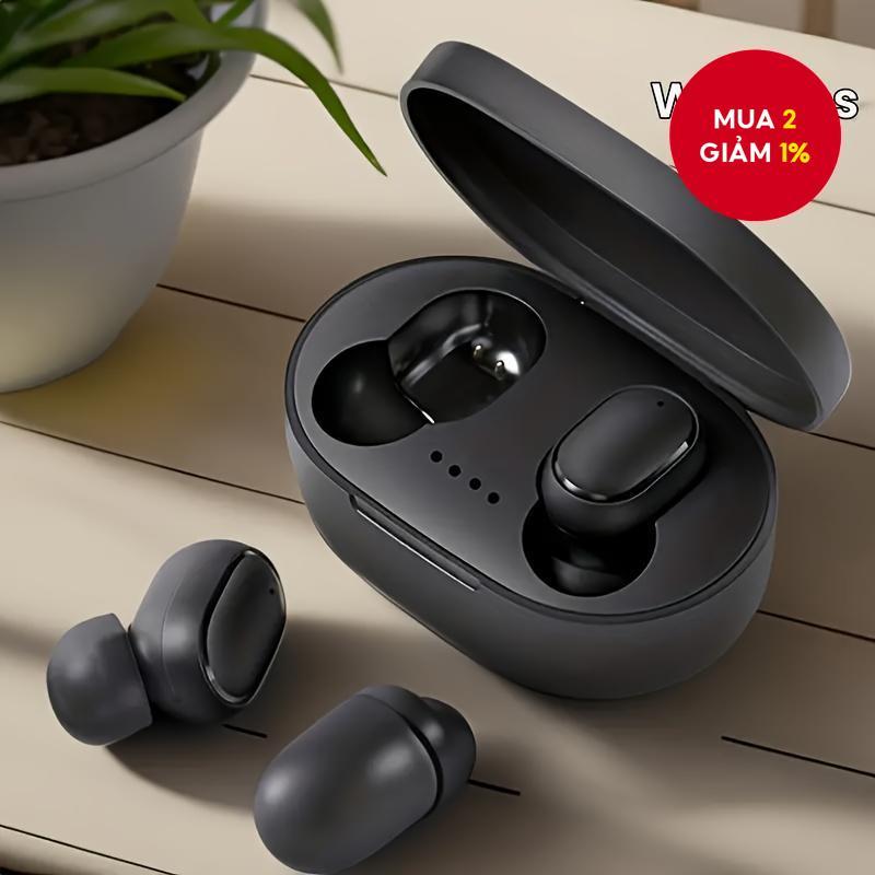 Tai nghe Bluetooth TWS A6S, âm thanh Stereo, nhẹ, điều khiển cảm ứng, pin lâu dài