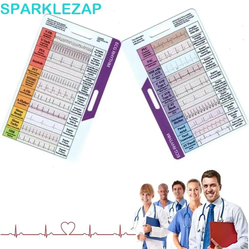 Thước đo tự đo SPARKLELAP Ecg, Thước đo chính xác Ecg nhựa / Thẻ bỏ túi nhịp điệu ekg, Đo ECG trong 