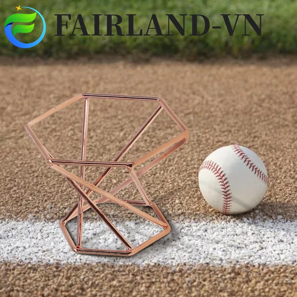 Stylish Metal Baseball Holder Display Stand Rack Exhibit Your Baseball Treasures