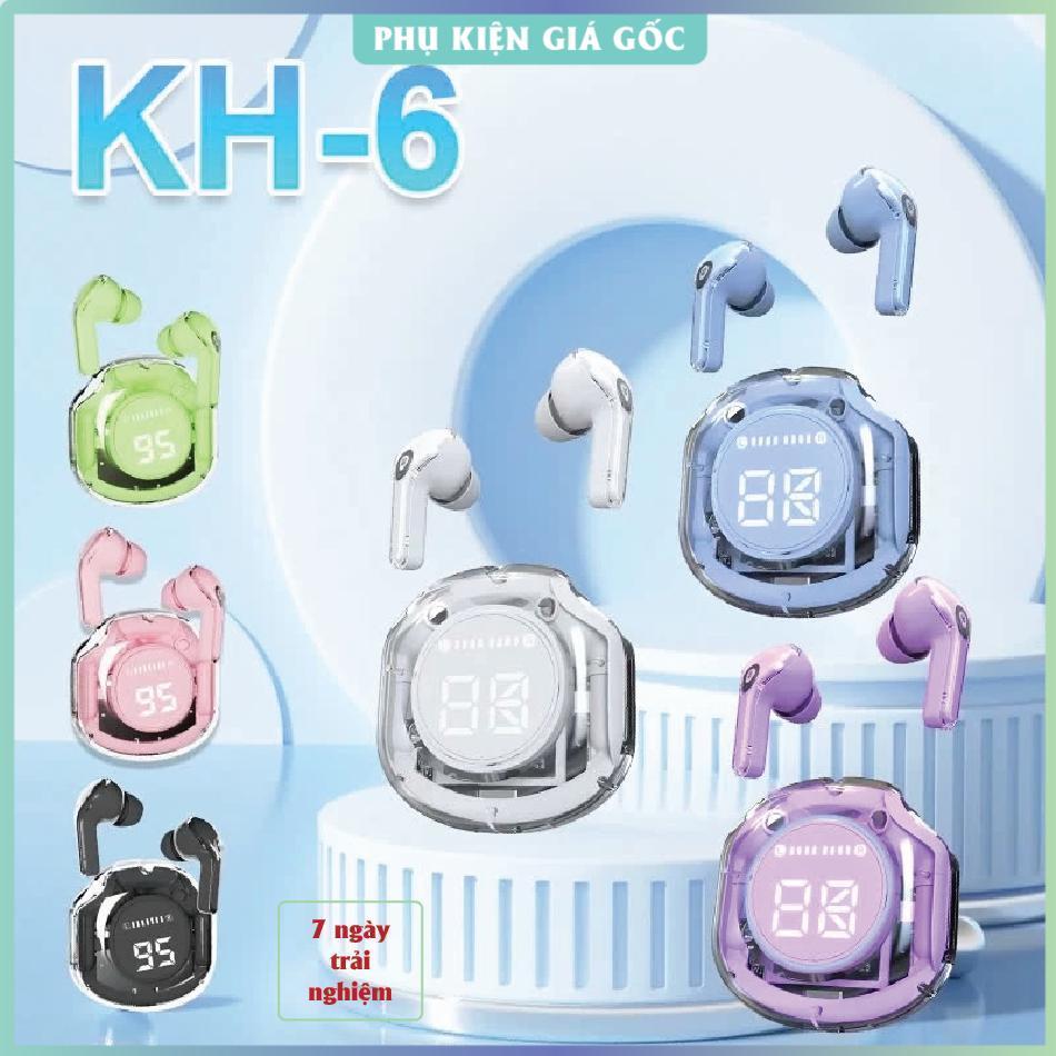 Tai Nghe Bluetooth Ultrapods Max, Gaming HK6 KY9 – Bảo Hành 1 Năm - Âm Thanh Sống Động, Pin Bền, Màn