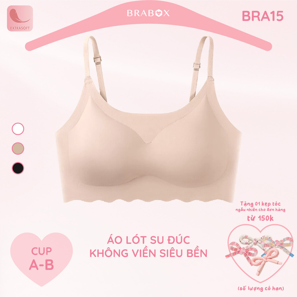 Áo lót su đúc không viền siêu bền (CÓ BIGSIZE) BRA15 BRABOX [Đã về