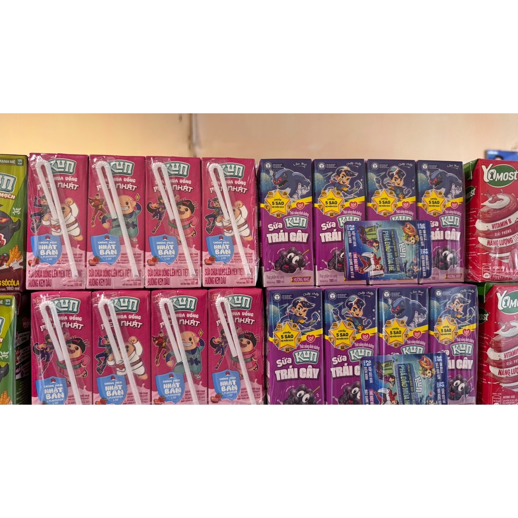 Sữa Kun lớn 180ml