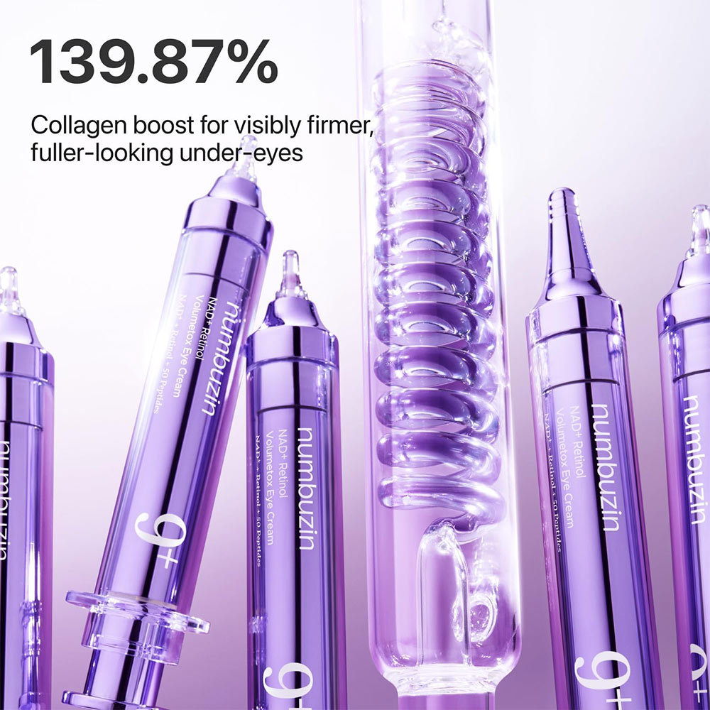 Numbuzin No. 9 Eye Care Set PDRN Toner GLOW Retinol eyecream