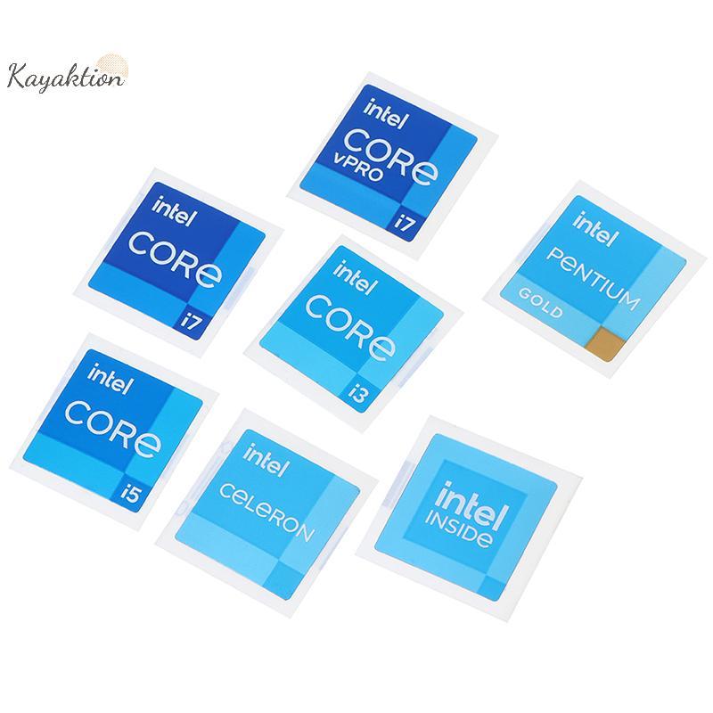 Kayaktion 5 Chiếc Mới 11 Thế Hệ i3 i5 i7 VPRO BÊN Laptop Để Bàn CPU DIY Miếng Dán Đẹp