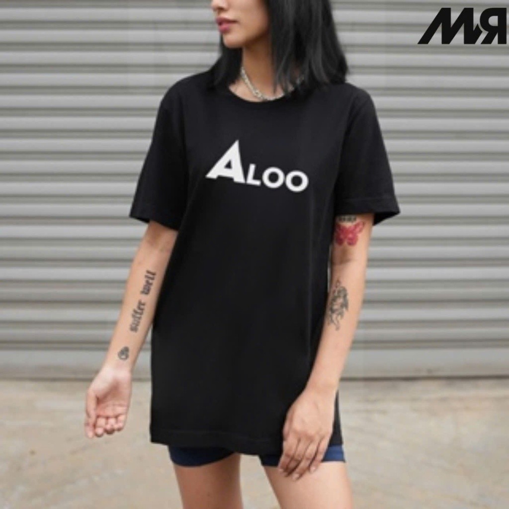 ÁO THUN MVR UNISEX - ỦA / ALO - ĐEN/ TRẮNG