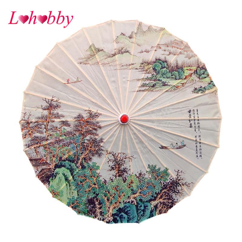 Phong Cách Trung Quốc Dầu Ô Giấy Phương Đông Dầu Giấy Dù Trang Trí Truyền Thống Nữ Nghệ Thuật Trung 