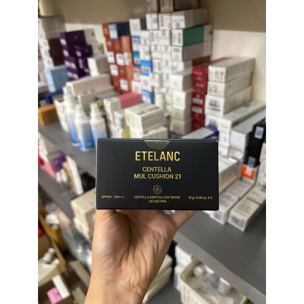 [Công Ty] MẪU MỚI-(2 Lõi) Cushion ETELANC Kèm Lõi SPF 50+ / PA+++ Tone 21 Không Lem Không Dính