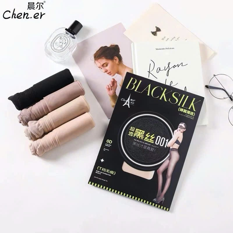 Quần tất tàng hình Black Silk siêu thật chân – Siêu mỏng dai, tiệp màu da, 2 màu Đen/Da hot trend | BigBuy360 - bigbuy360.vn