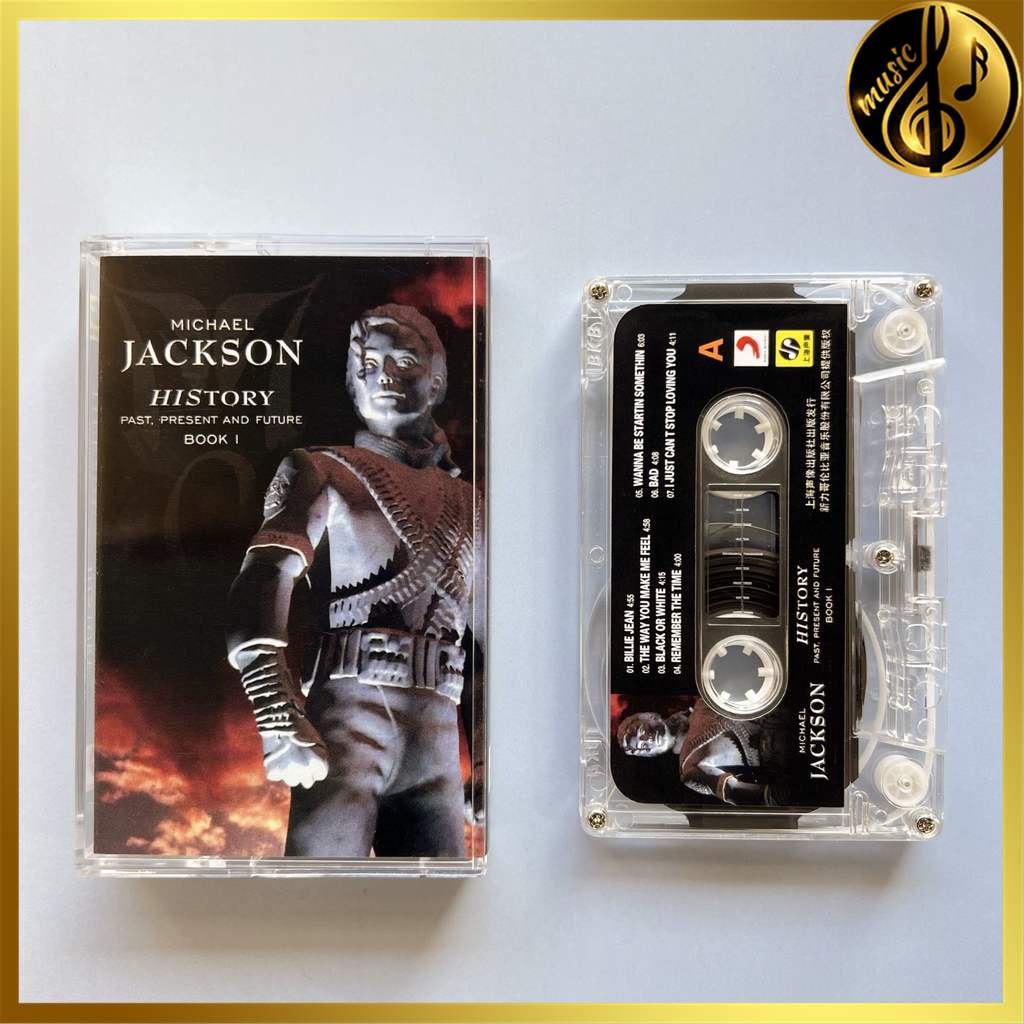 Michael Jackson HIStory Past Present And Future Book I Băng Cassette Tape Brand New [Sealed] OMCTVN2