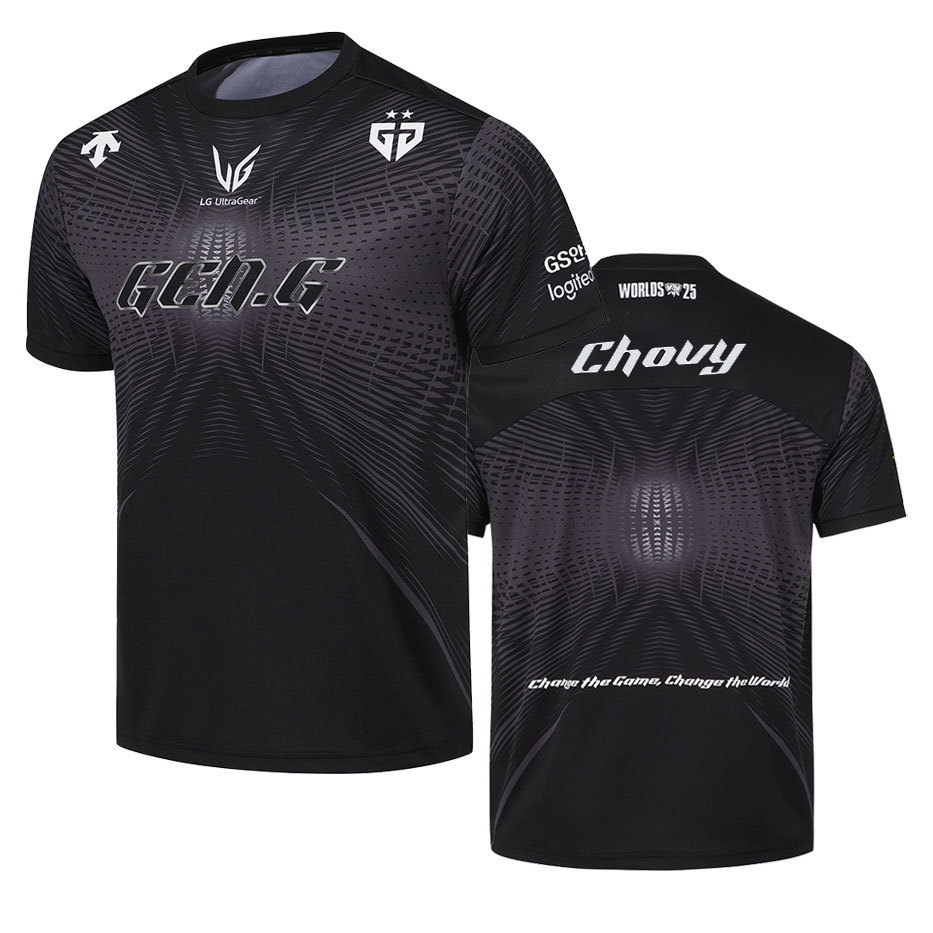 LOL Esports Đội Đồng Phục Gen.G 2025 World Jersey Lck Đồng Phục Nam Áo Thước Chovy Người Hâm Mộ Áo T