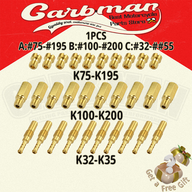 (BÁN LẺ) BỘ CHẾ HÒA KHÍ GICLO CHÍNH PHỤ GA DẸP/NẮP CHAOS  Béc chính Ga Dẹp béc/giclo CHÍNH cho bình 