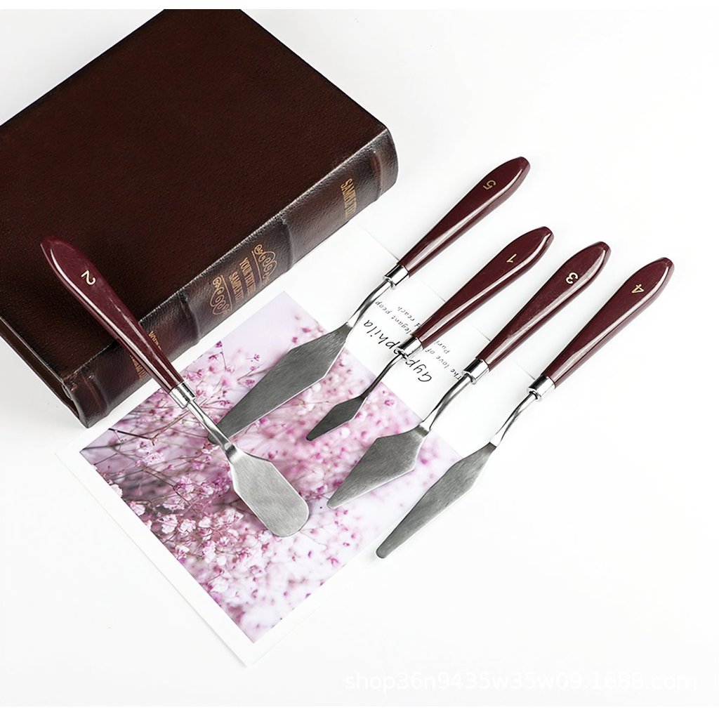 BỘ 5 Bay Vẽ, Bay Đắp Tranh,Vít Màu PEACH