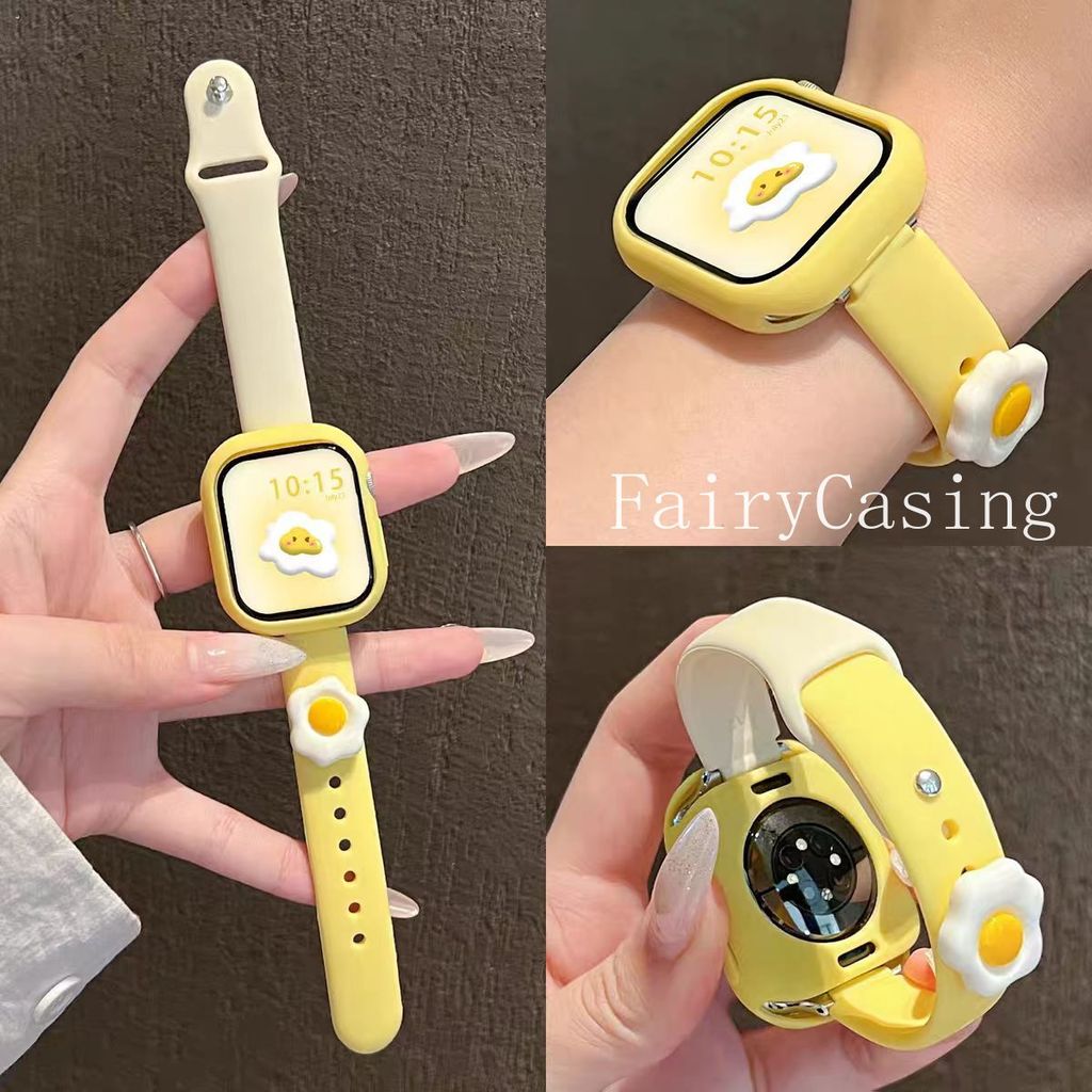Dây Silicon Cho Apple Watch Dây S11 46mm 44 45 40 42 41mm Vòng Tay IWatch Series 10 9 8 7 SE Ultra 2