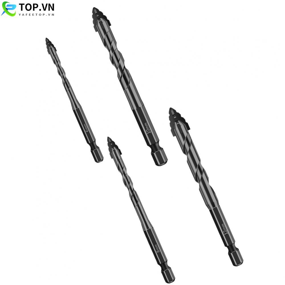 FourFlute Eccentric Drill Bit for Hard Materials Glass Tile and Granite Drilling